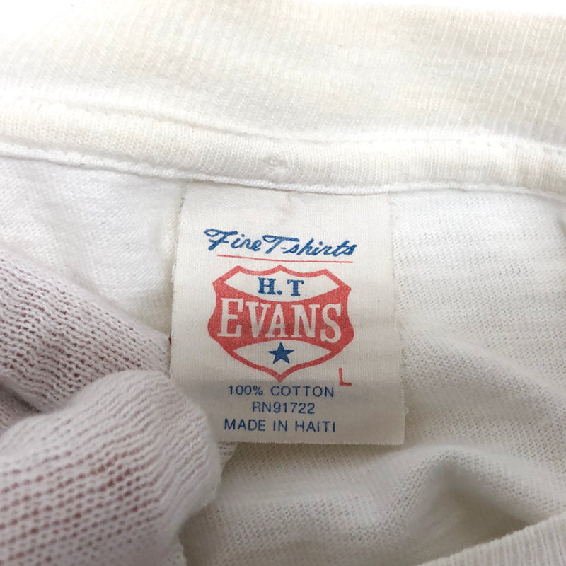【ジャンク品】【メンズ】 EVANS 90S "I'M NOT OPINIONATED" S/S TEE 半袖 Tシャツ トップス 古着 ヴィンテージ 146-260622-rs-09-fur サイズ：L カラー：ホワイト 万代Net店