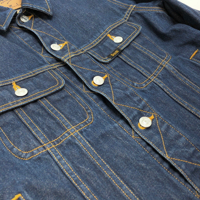 【中古品】【メンズ】 DENIME ドゥニーム DENIM JACKET DM17SS02-M0001 デニムジャケット Gジャン アウター 古着 145-260910-rs-06-fur サイズ：M カラー：インディゴ 万代Net店