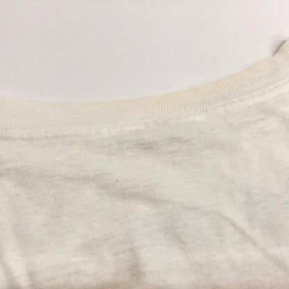 【ジャンク品】【メンズ】 EVANS 90S "I'M NOT OPINIONATED" S/S TEE 半袖 Tシャツ トップス 古着 ヴィンテージ 146-260622-rs-09-fur サイズ：L カラー：ホワイト 万代Net店
