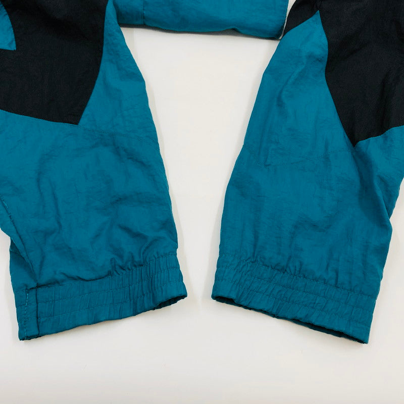 【現状渡し品】【メンズ】 NIKE ナイキ 90S ナイロンジャケット アウター 146-251023-hn-04-fur サイズ：不明 カラー：ブラック/ターコイズ系 万代Net店