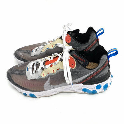 【現状渡し品】【メンズ】 NIKE ナイキ リアクト エレメント 87 ローカットスニーカー クラシックランニングシューズ 靴 160-251216-yu-06-fur サイズ：27.5cm カラー：マルチカラー 万代Net店