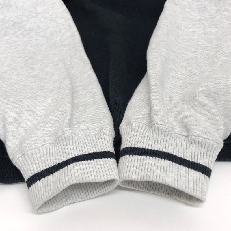 【中古品】【メンズ】 XLARGE エクストララージ RETRO CREWNECK SWEAT 101233012025 レトロクルーネックスウェット 切り替え トレーナー 長袖 トップス 古着 142-260910-rs-08-fur サイズ：L カラー：ブラック/グレー 万代Net店