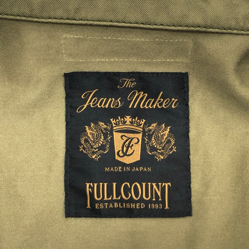 【中古品】【メンズ】 FULLCOUNT × BEAMS LIGHTS フルカウント Sateen Type 2nd Jean Jacket 51-18-0199-794 ミリタリー ジャケット アウター 古着 145-260910-rs-09-fur サイズ：38 カラー：オリーブ系 万代Net店