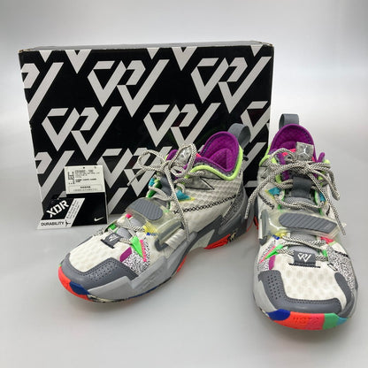 【中古美品】【メンズ】 NIKE ナイキ CD3002-100 JORDAN WHY NOT ZER0.3 PF 靴 スニーカー レインボー マルチカラー 160-251220-WA-03-iwa サイズ：26cm カラー：グレー 万代Net店
