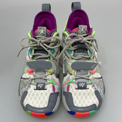 【中古美品】【メンズ】 NIKE ナイキ CD3002-100 JORDAN WHY NOT ZER0.3 PF 靴 スニーカー レインボー マルチカラー 160-251220-WA-03-iwa サイズ：26cm カラー：グレー 万代Net店