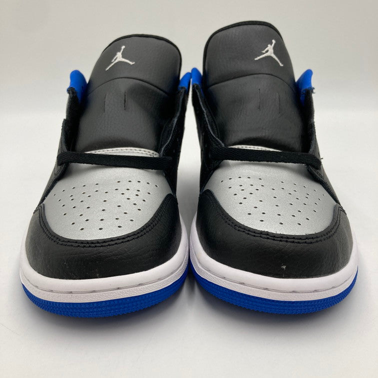 【未使用品】【メンズ】 NIKE ナイキ 553558-007/AIR JORDAN 1 LOW BLACK GAME ROYAL METALLIC PLATINUM 160-250314-NS-6-iwa サイズ：28 カラー：ブラック ブルー 万代Net店