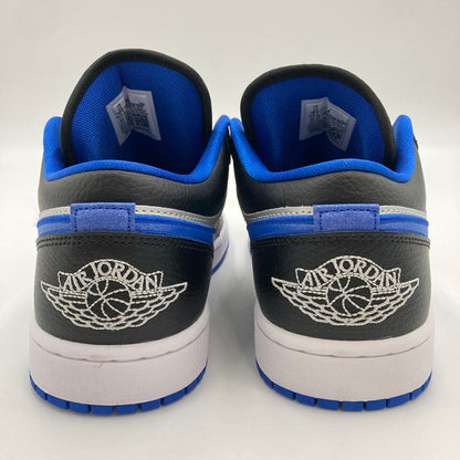 【未使用品】【メンズ】 NIKE ナイキ 553558-007/AIR JORDAN 1 LOW BLACK GAME ROYAL METALLIC PLATINUM 160-250314-NS-6-iwa サイズ：28 カラー：ブラック ブルー 万代Net店