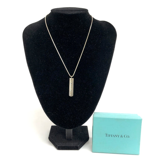 【中古品】【メンズ/レディース】 TIFFANY＆Co. ティファニー 1837 BAR NECKLACE ネックレス シルバー 925 アクセサリー 182-260623-rs-01-fur カラー：シルバー 万代Net店