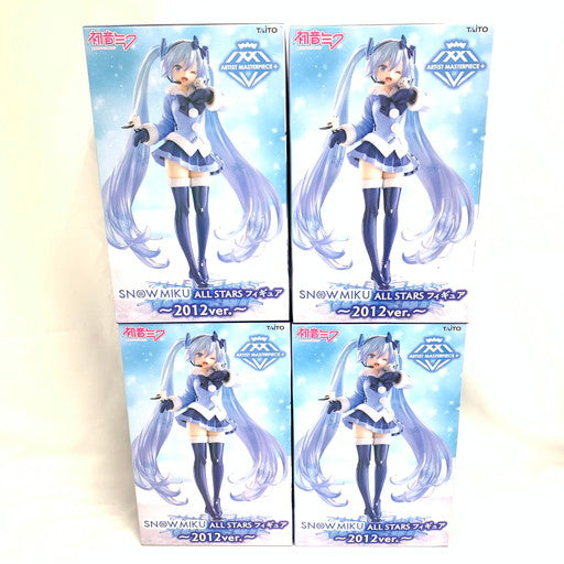 【未使用品】 未開封 初音ミク フィギュア SNOW MIKU 2012ver. 4体セット 054-261021-mo-01-fur 万代Net店
