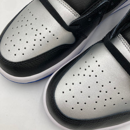 【未使用品】【メンズ】 NIKE ナイキ 553558-007/AIR JORDAN 1 LOW BLACK GAME ROYAL METALLIC PLATINUM 160-250314-NS-6-iwa サイズ：28 カラー：ブラック ブルー 万代Net店