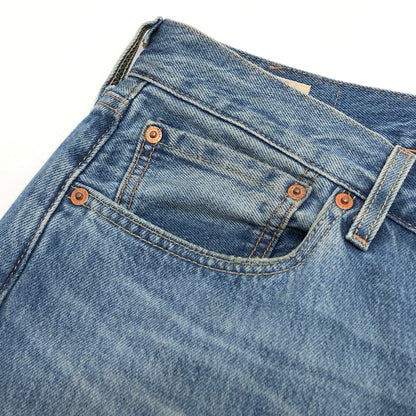 【中古品】【メンズ】 LEVI'S リーバイス 501 DENIM PANTS 00501-3375 デニムパンツ 150周年モデル Gパン ボトムス ダメージ加工 古着 158-260910-rs-10-fur サイズ：W34×L32 カラー：インディゴ 万代Net店