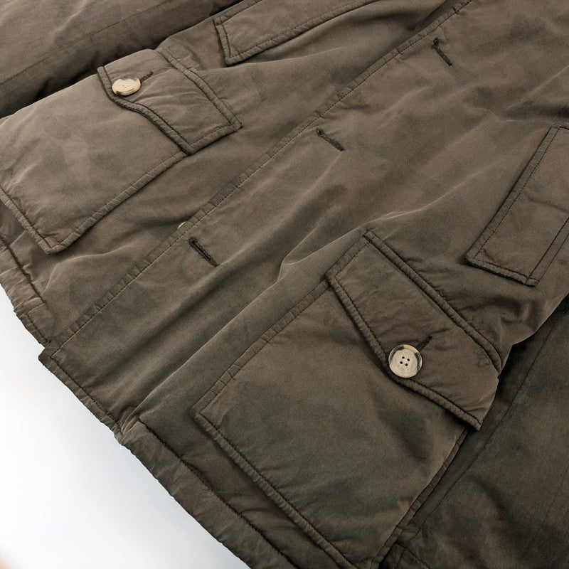 【ジャンク品】【メンズ】 WOOLRICH ウールリッチ JOHN RICH&BROS. ジョンリッチ アンド ブロス 迷彩柄 カモフラ モッズコート アウター 144-251025-hn-01-fur サイズ：USA XXS カラー：オリーブ系/カモフラージュ 万代Net店