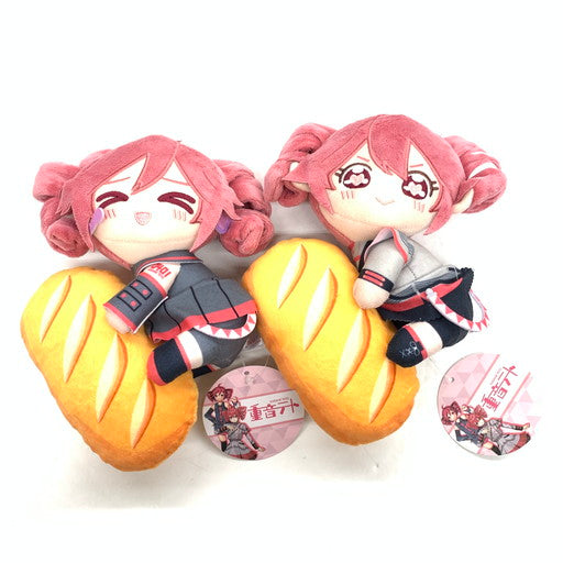 【中古美品】 重音テト フランスパン ぬいぐるみ 2種 054-261021-mo-04-fur 万代Net店