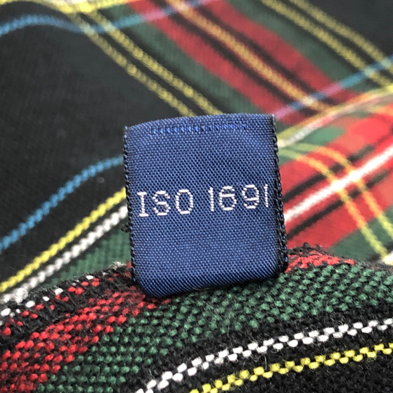 【中古品】【メンズ】 CLAYBROOKE クレイブルック 80S CHECK LS ACRYLIC SHIRT チェックシャツ 長袖 トップス 古着 ヴィンテージ 146-260623-rs-02-fur サイズ：L カラー：ブラック/レッド/グリーン 万代Net店
