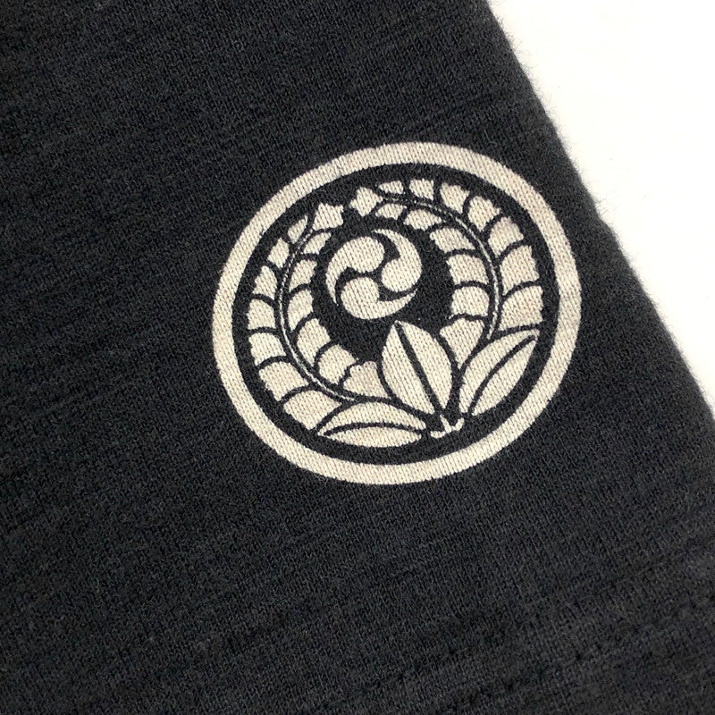 【現状渡し品】【メンズ】 CROPPED HEADS クロップドヘッズ S/S TEE Tシャツ タイガー 虎 刺繍 和柄 半袖 トップス アメカジ系 145-250401-rs-04-fur サイズ：S カラー：ブラック 万代Net店