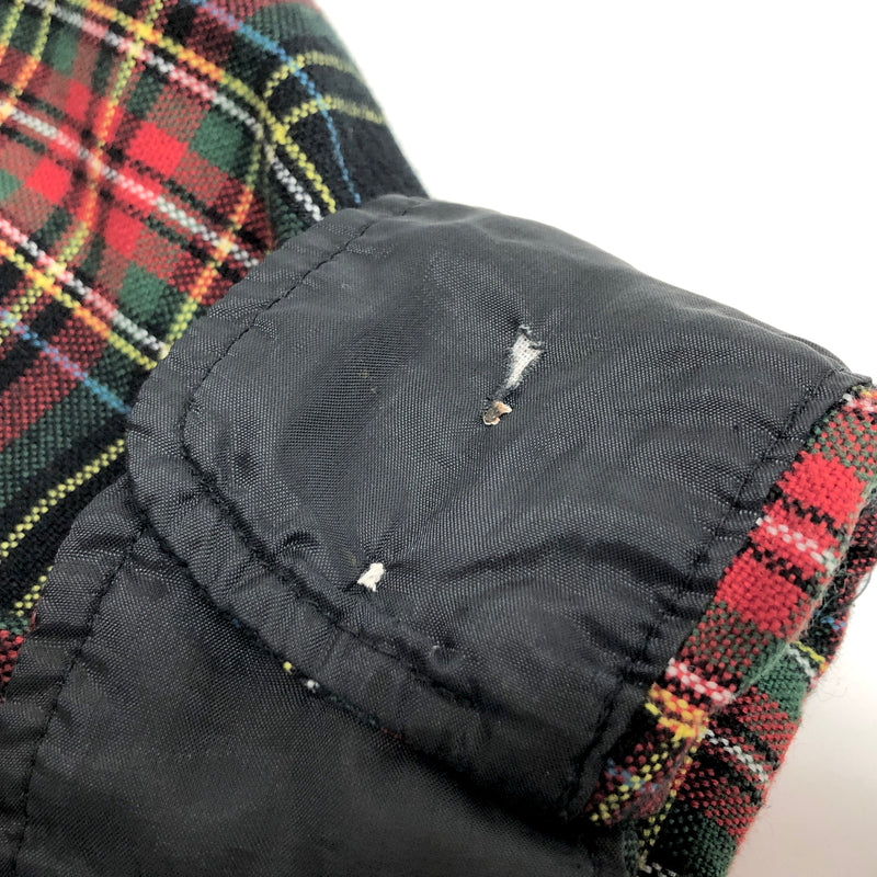 【中古品】【メンズ】 CLAYBROOKE クレイブルック 80S CHECK LS ACRYLIC SHIRT チェックシャツ 長袖 トップス 古着 ヴィンテージ 146-260623-rs-02-fur サイズ：L カラー：ブラック/レッド/グリーン 万代Net店