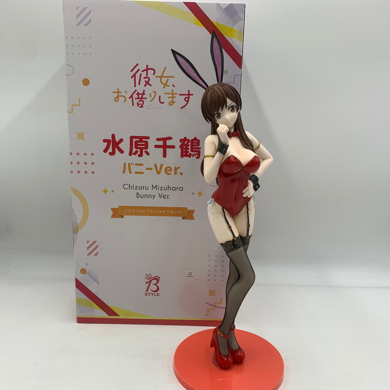 【中古品】 B-STYLE 彼女、お借りします 水原千鶴 バニーVer. 1/4 完成品フィギュア[フリーイング] 053-251107-ns-3-tei 万代Net店