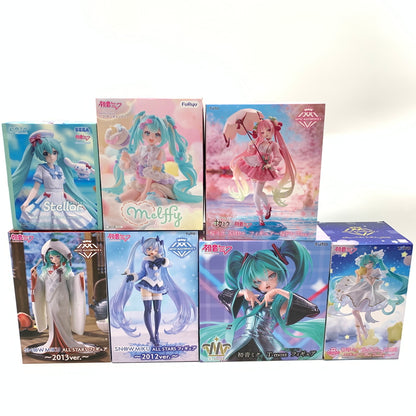 【中古美品】 初音ミク プライズフィギュア T-most/AMP＋/XStellar等 計7体セット まとめ売り 054-261023-ko-01-fur 万代Net店