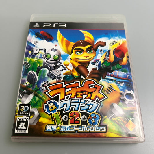 【現状渡し品】 PS3 ソフト ラチェット&クランク1・2・3 銀河★最強ゴージャスパック CERO:A 023-260222-zi-06-min 万代Net店