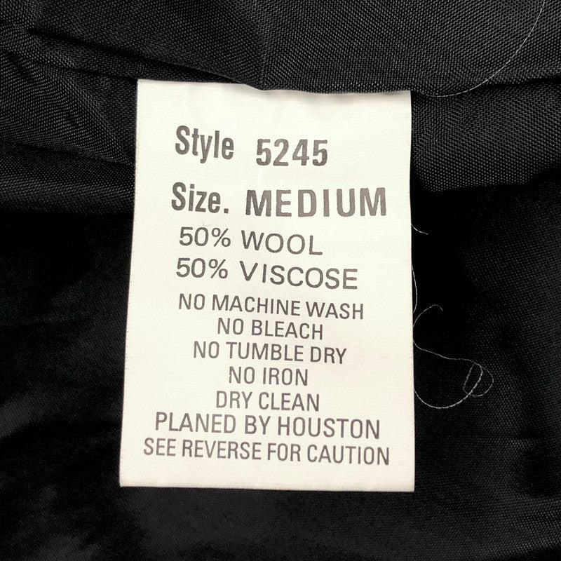 【中古品】【メンズ】 HOUSTON ヒューストン STADIUM JACKET 5245 スタジアムジャケット スタジャン ブルゾン アウター アメカジ系 145-241125-rs-01-fur サイズ：38 カラー：レッド 万代Net店