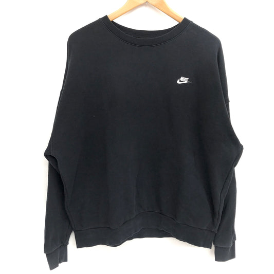 【現状渡し品】【メンズ】 NIKE ナイキ OVERSIZE SWEATSHIRT HJ1820-010 スウェット トレーナー 長袖 トップス 148-260623-rs-06-fur サイズ：M カラー：ブラック 万代Net店
