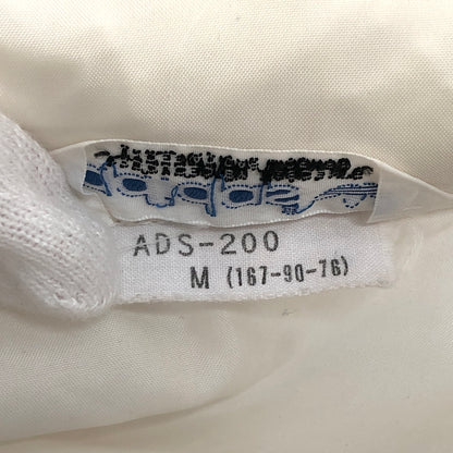 【現状渡し品】【メンズ】 OLD ADIDAS オールドアディダス 80S NYLON FULL ZIP JACKET ADS-200 ナイロンジャケット トラックジャケット ブルゾン アウター 古着 ヴィンテージ 146-260623-rs-09-fur サイズ：M カラー：ホワイト/ブルー 万代Net店