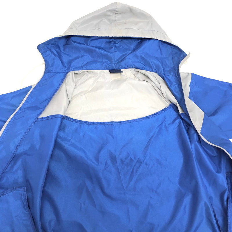 【ジャンク品】【メンズ】 OLD NIKE オールドナイキ 80S NYLON JACKET ナイロンジャケット ライトアウター古着 ヴィンテージ 146-260625-rs-01-fur サイズ：L カラー：ブルー/グレー 万代Net店
