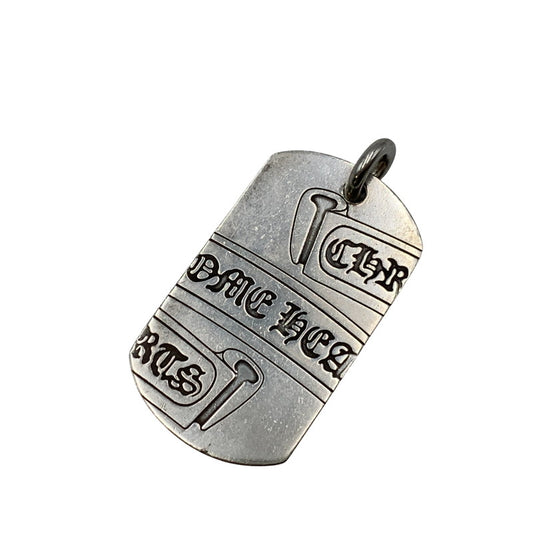 【中古品】【メンズ】 CHROME HEARTS クロムハーツ SV925 東京限定 D TAG LRG LTD PENDANT TOP ドッグタグ ラージ ペンダントトップ アクセサリー 小物 190-250607-ma-27-izu カラー：シルバー 万代Net店
