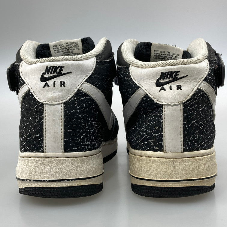 【中古品】【メンズ】 NIKE ナイキ 315123-022 AIR FORCE 1 MID 07 靴 スニーカー 本体のみ（箱なし） 160-251221-WA-02-iwa サイズ：27.5cm カラー：ブラック ホワイト 万代Net店
