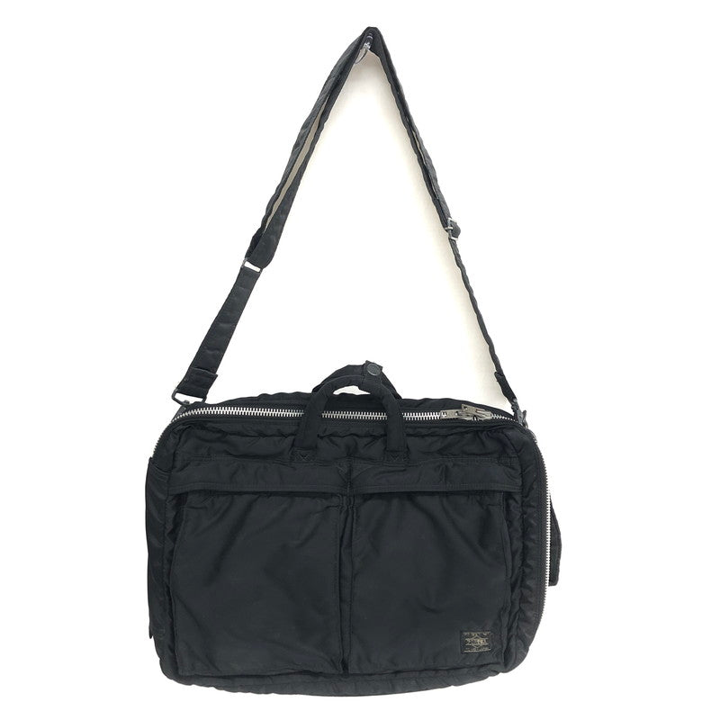 【現状渡し品】【メンズ】 PORTER ポーター TANKER 3WAY BRIEFCASE ブリーフケース ビジネスバッグ ショルダーバッグ リュック 鞄 吉田カバン 188-250717-rs-05-fur カラー：ブラック 万代Net店