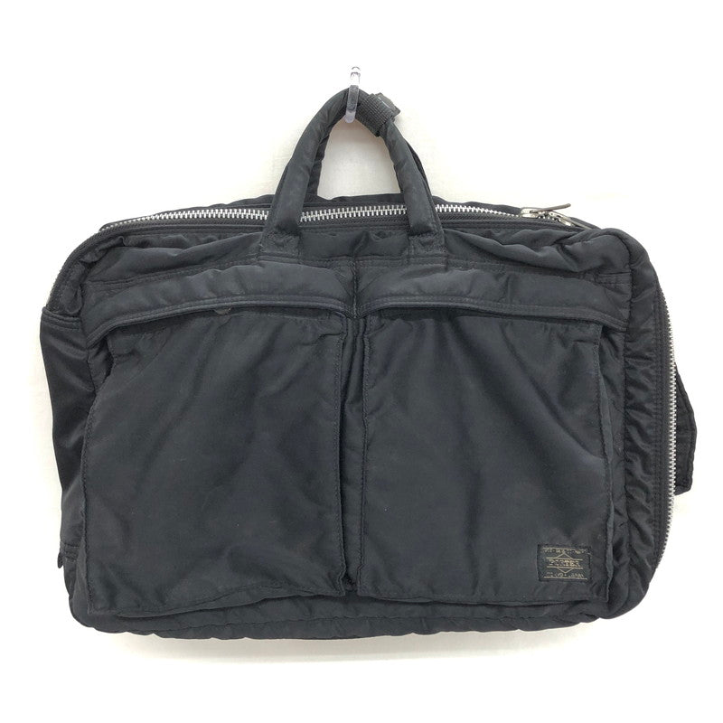 【現状渡し品】【メンズ】 PORTER ポーター TANKER 3WAY BRIEFCASE ブリーフケース ビジネスバッグ ショルダーバッグ リュック 鞄 吉田カバン 188-250717-rs-05-fur カラー：ブラック 万代Net店