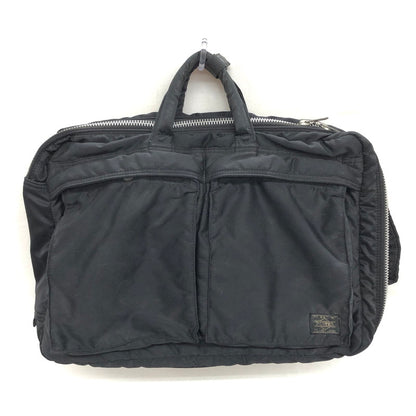 【現状渡し品】【メンズ】 PORTER ポーター TANKER 3WAY BRIEFCASE ブリーフケース ビジネスバッグ ショルダーバッグ リュック 鞄 吉田カバン 188-250717-rs-05-fur カラー：ブラック 万代Net店