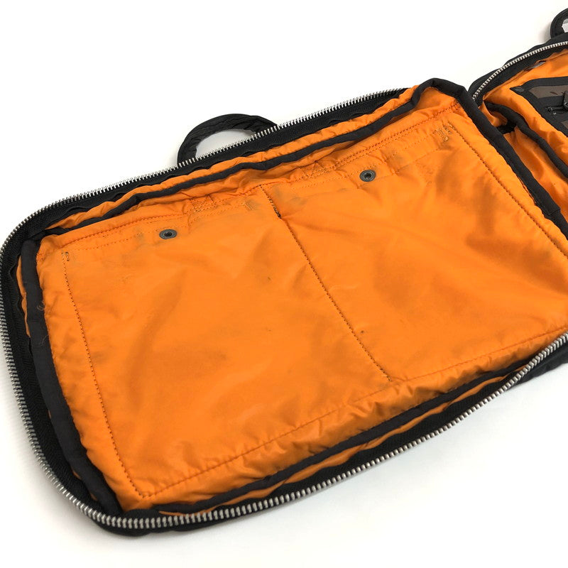 【現状渡し品】【メンズ】 PORTER ポーター TANKER 3WAY BRIEFCASE ブリーフケース ビジネスバッグ ショルダーバッグ リュック 鞄 吉田カバン 188-250717-rs-05-fur カラー：ブラック 万代Net店