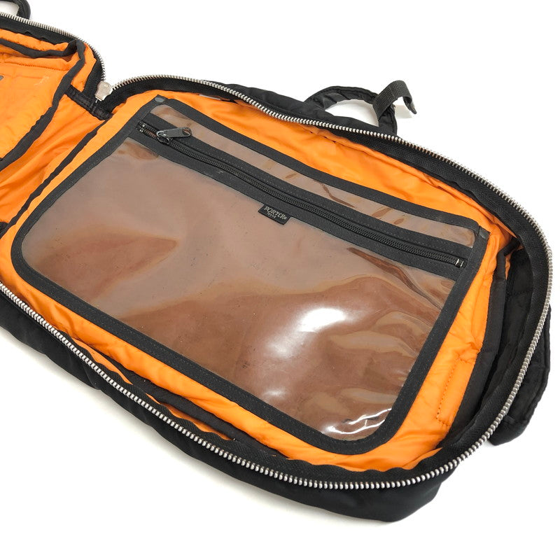 【現状渡し品】【メンズ】 PORTER ポーター TANKER 3WAY BRIEFCASE ブリーフケース ビジネスバッグ ショルダーバッグ リュック 鞄 吉田カバン 188-250717-rs-05-fur カラー：ブラック 万代Net店