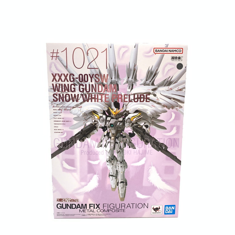【中古美品】 輸送箱付き BANDAI GUNDAM FIX FIGURATION METAL COMPOSITE ウイングガンダムスノーホワイトプレリュード(再販版) 056-261025-ko-03-fur 万代Net店