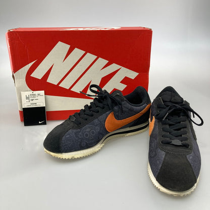 【中古品】【メンズ】 NIKE ナイキ 816562-001 CORTEZ BASIC PREMIUM QS BLACK/BLACK-SAIL 靴 スニーカー 160-251221-WA-04-iwa サイズ：27cm カラー：ブラック オレンジ 万代Net店