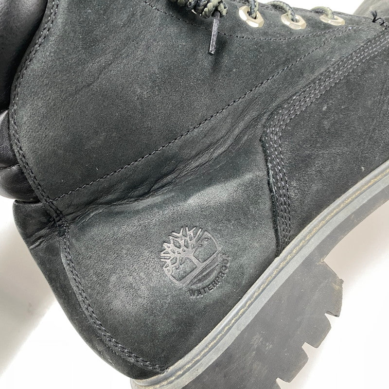 【中古品】【メンズ】 TIMBERLAND ティンバーランド TB06939R001 ALBURN 6 INCH LACE UP WATERPROOF BOOTS 6インチ レースアップ ウォータープルーフ ブーツ 靴 164-260811-kh-12-izu サイズ：27 カラー：ブラック 万代Net店