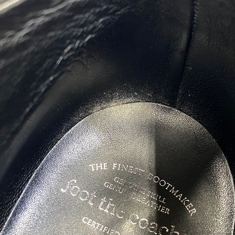 【中古品】【メンズ】 FOOT THE COACHER フットザコーチャー FTC1912005 RUDE BOOTS ルード ブーツ 靴 164-260811-kh-13-izu サイズ：8 1/2 カラー：ブラック 万代Net店
