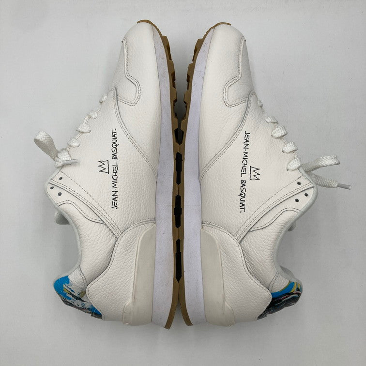 【中古品】【メンズ】 Sangacio サンガッチョ SANGACIO × BASQUIAT 2nd Edition にゅ～ず バスキア 靴 スニーカー 162-250321-NS-6-iwa サイズ：28.5 カラー：ホワイト 万代Net店