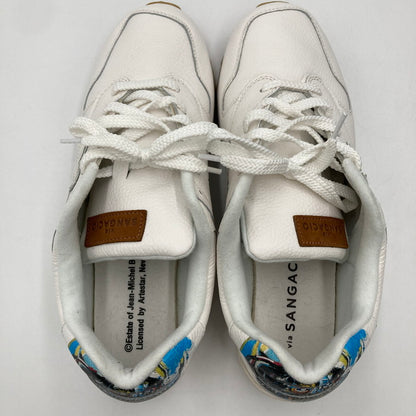 【中古品】【メンズ】 Sangacio サンガッチョ SANGACIO × BASQUIAT 2nd Edition にゅ～ず バスキア 靴 スニーカー 162-250321-NS-6-iwa サイズ：28.5 カラー：ホワイト 万代Net店