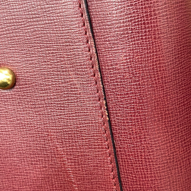 【中古品】【レディース】 CARTIER カルティエ MUST LINE HANDBAG マストライン ハンドバッグ カバン 180-260811-kh-16-izu カラー：レッド系 万代Net店