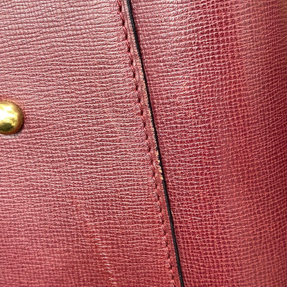 【中古品】【レディース】 CARTIER カルティエ MUST LINE HANDBAG マストライン ハンドバッグ カバン 180-260811-kh-16-izu カラー：レッド系 万代Net店