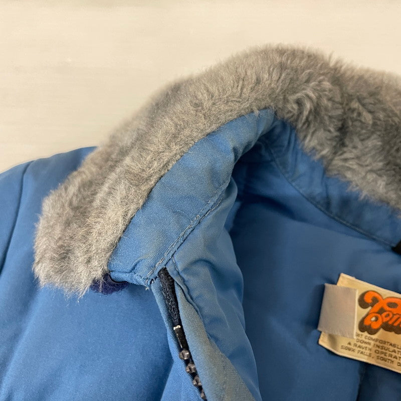 【中古品】【メンズ】 COMFY コムフィ 70's BOA DOWN JACKET VINTAGE 70年代 ボア ダウンジャケット アウター ヴィンテージ USA製 144-251124-yy-07-tei サイズ：不明 カラー：ブルー 万代Net店