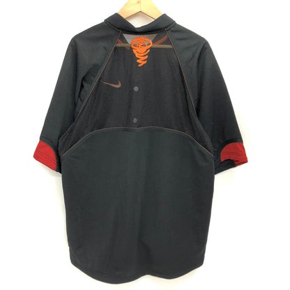 【中古品】【メンズ】 NIKE ナイキ S/S MESH SHIRT メッシュシャツ 半袖 トップス ゲームシャツ ユニフォーム 古着 ヴィンテージ 146-260625-rs-03-fur サイズ：L カラー：レッド/ブラック 万代Net店