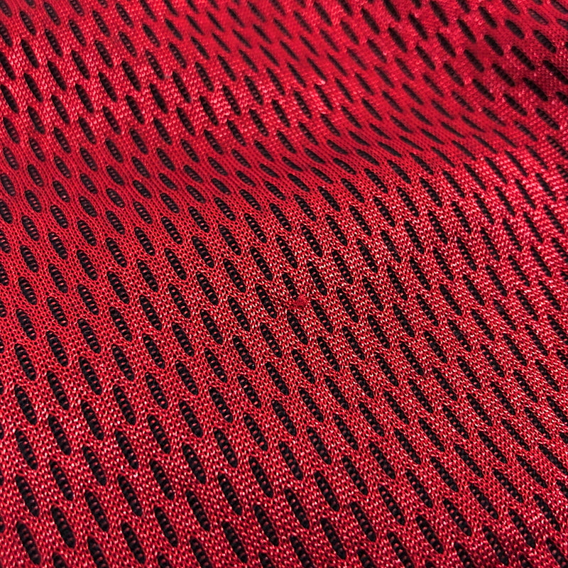 【中古品】【メンズ】 NIKE ナイキ S/S MESH SHIRT メッシュシャツ 半袖 トップス ゲームシャツ ユニフォーム 古着 ヴィンテージ 146-260625-rs-03-fur サイズ：L カラー：レッド/ブラック 万代Net店