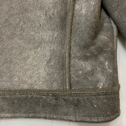 【現状渡し品】【メンズ】 SAWYER OF NAPA ソーヤーオブナパ 60~70's MOUTON JACKET VINTAGE 60~70年代 ムートンジャケット アウター ヴィンテージ USA製 145-251124-yy-13-tei サイズ：38 カラー：グレー 万代Net店