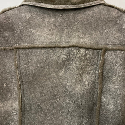 【現状渡し品】【メンズ】 SAWYER OF NAPA ソーヤーオブナパ 60~70's MOUTON JACKET VINTAGE 60~70年代 ムートンジャケット アウター ヴィンテージ USA製 145-251124-yy-13-tei サイズ：38 カラー：グレー 万代Net店