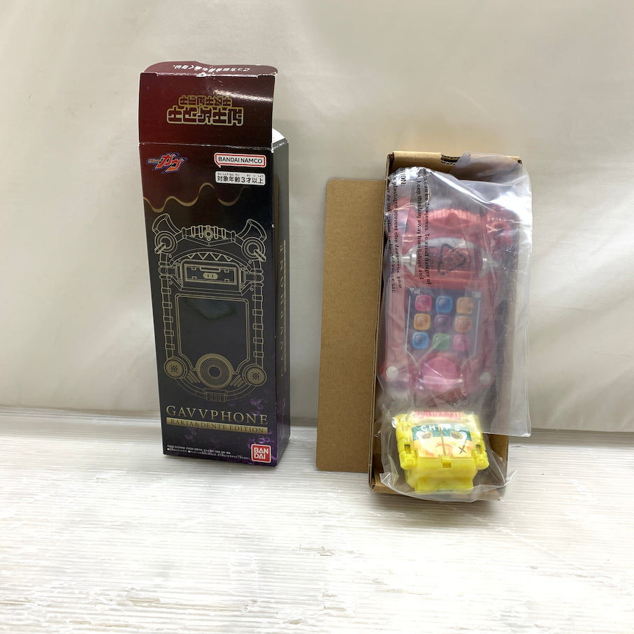 【現状渡し品】 仮面ライダーガヴ プレミアムバンダイ限定 DXガヴフォン ラキア＆デンテEDITION 042-260929-MS-03-min 万代Net店