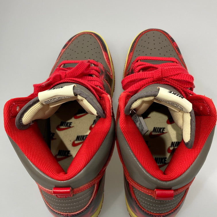 【中古美品】【メンズ】 NIKE ナイキ DD9404-600 DUNK HI 1985 SP UNIVERSITY RED/CHILE RED-CAVE STONE 靴 スニーカー 160-251221-WA-10-iwa サイズ：26cm カラー：ユニバーシティレッド/チリレッド/ケイブストーン 万代Net店