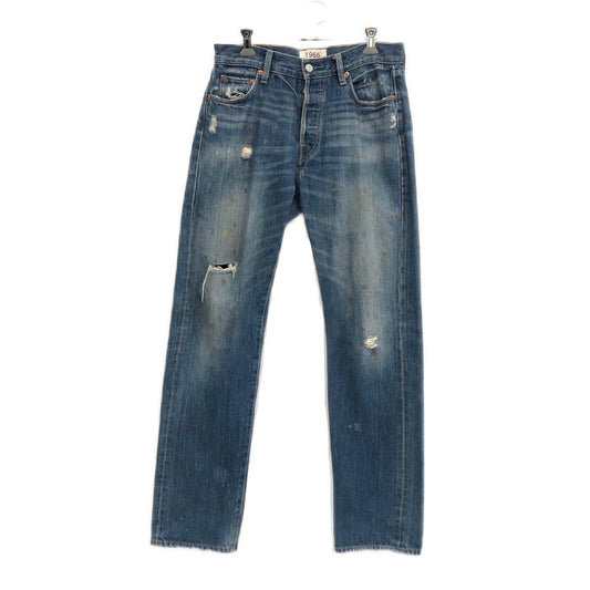 【ジャンク品】【メンズ】 Levi's リーバイス 50166-0022 501 デニムパンツ ボトムス 156-250717-hn-06-fur サイズ：W29 L32 カラー：インディゴ 万代Net店
